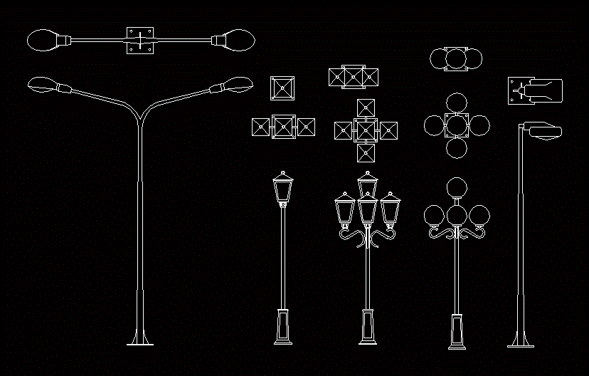 autocad lighting blocks free download