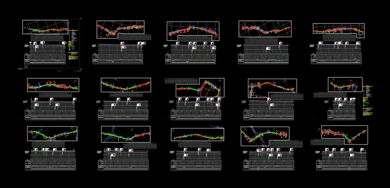 La Puente Colorada DWG Detail for AutoCAD