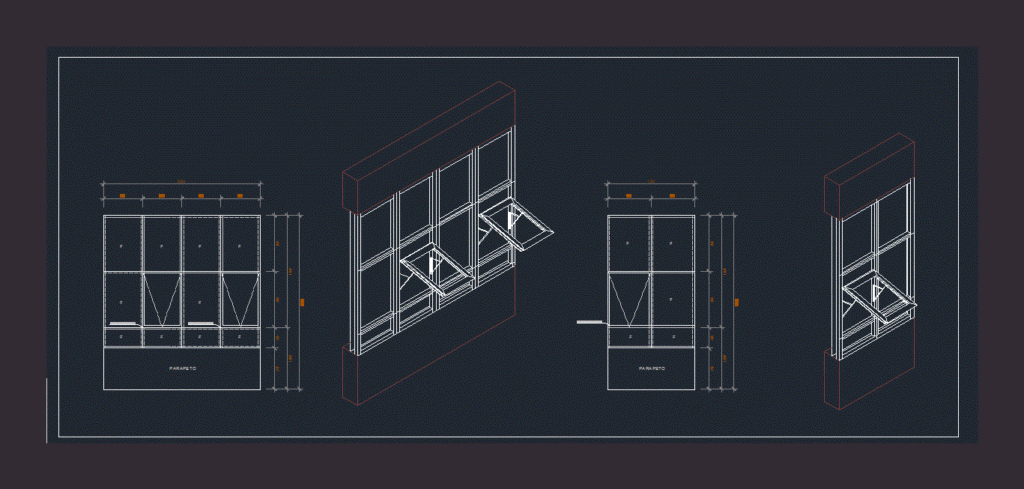 Leaves Projecting Isometry DWG Full Project for AutoCAD