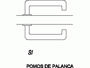 Lever Latch- Disabilities DWG Block for AutoCAD