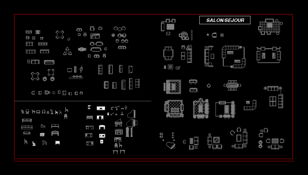 Library DWG Block for AutoCAD