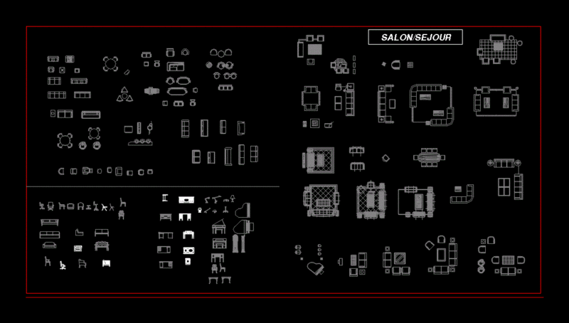 Library DWG Block for AutoCAD