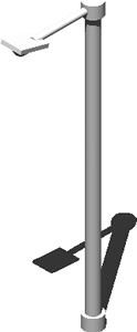 Lighting Post 3D DWG Model for AutoCAD