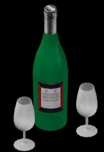 Liquor Bottle 3D DWG Model for AutoCAD