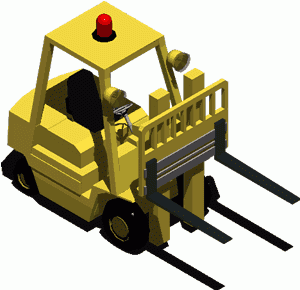 Loader DWG Block for AutoCAD