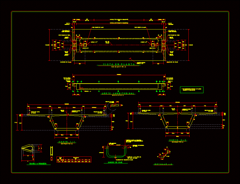 Lock Load (Ct) Bridge DWG Block for AutoCAD