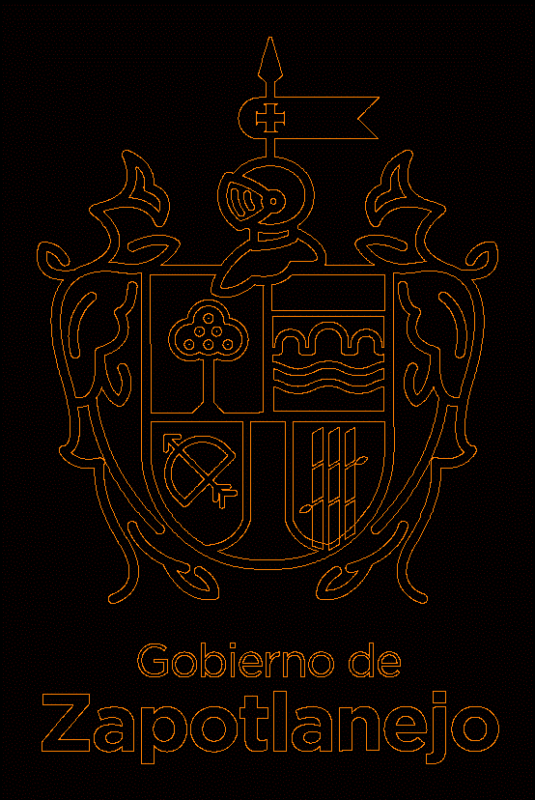 Logo City Of Zapotlanejo DWG Block for AutoCAD