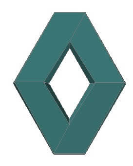 Logo Renault 3d Dwg Model For Autocad Designs Cad