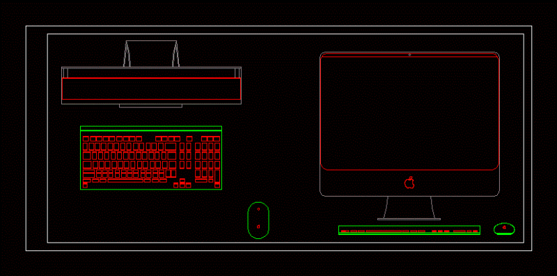 Mac Dynamic DWG Block for AutoCAD