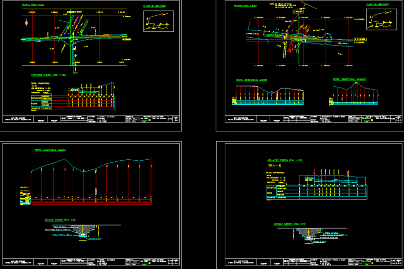 Main Irrigation – Matrix Crosses Irrigation DWG Block for AutoCAD