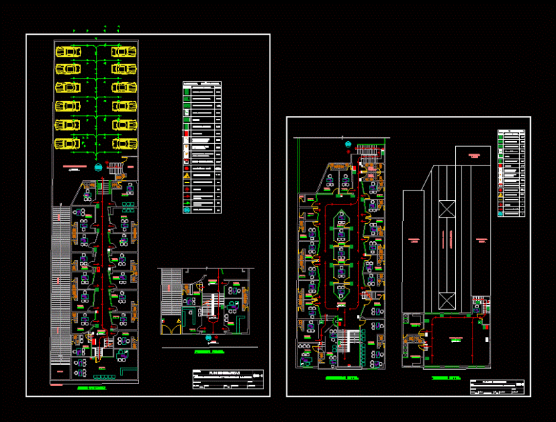 Mall Security Plan DWG Plan for AutoCAD