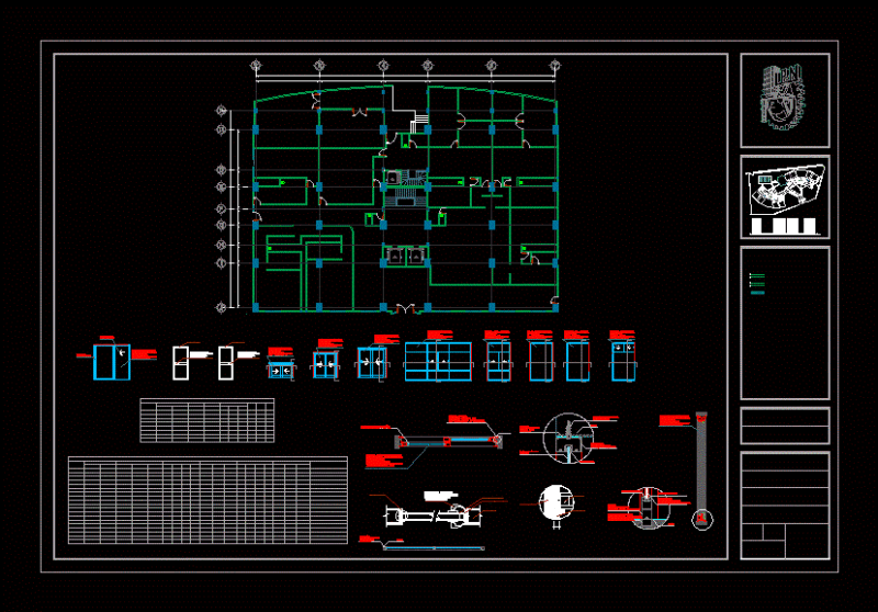 Map Canceleria DWG Detail for AutoCAD