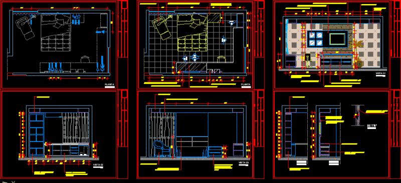 Master Bedroom DWG Detail for AutoCAD