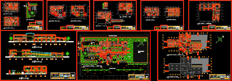 Maternal And Child Center – Teaching And Research DWG Full Project for AutoCAD