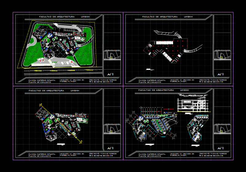 Maternal and Children Clinic 2D DWG Full Project for AutoCAD
