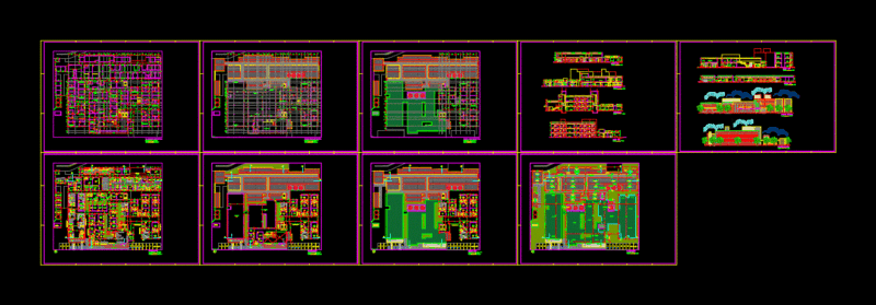 Maternity Hspital DWG Section for AutoCAD