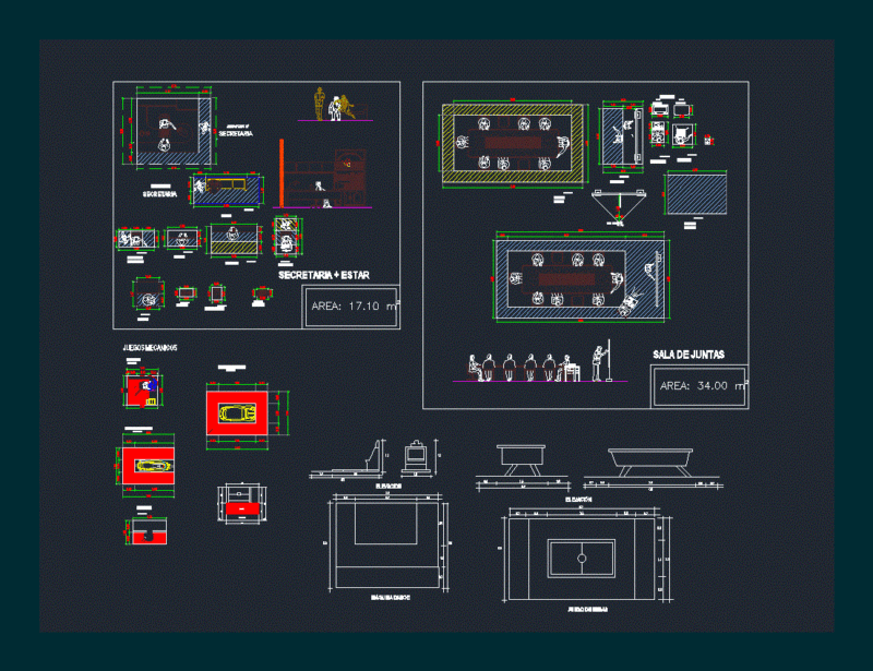 Matrices Matrices DWG Block for AutoCAD