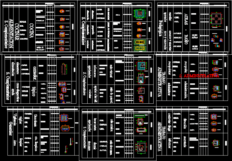 Matrix Lounge DWG Block for AutoCAD