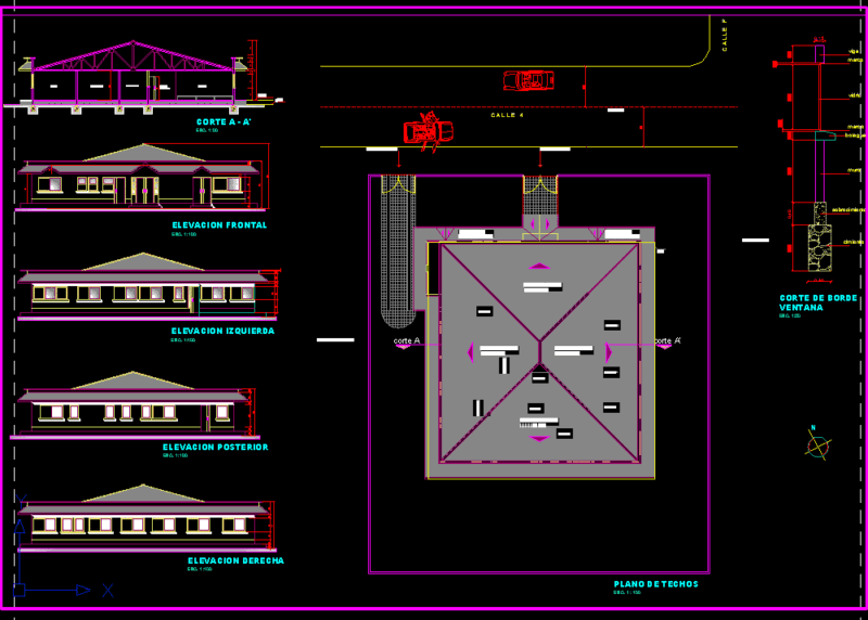 Medical Center DWG Block for AutoCAD