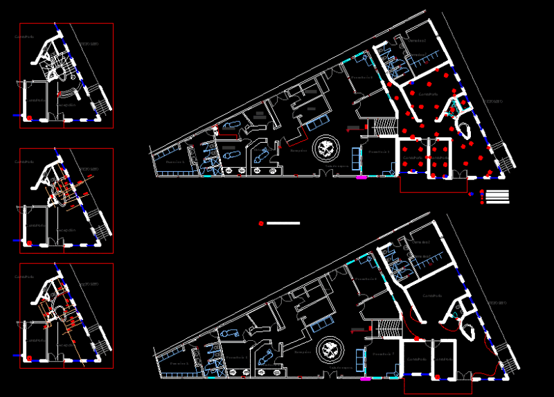 Medical Center DWG Block for AutoCAD