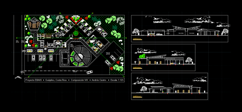 Medical Center DWG Plan for AutoCAD
