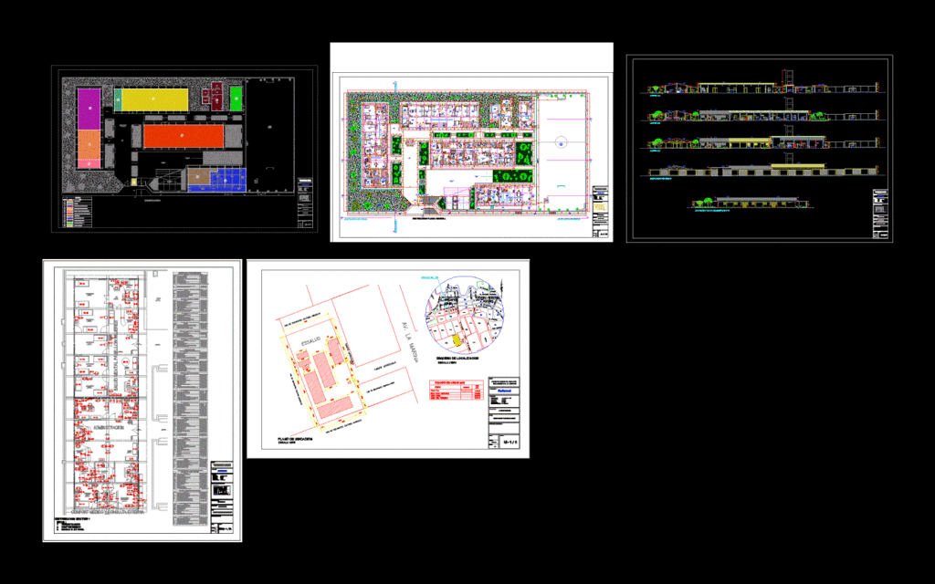 Medical Center Ascope Province DWG Section for AutoCAD
