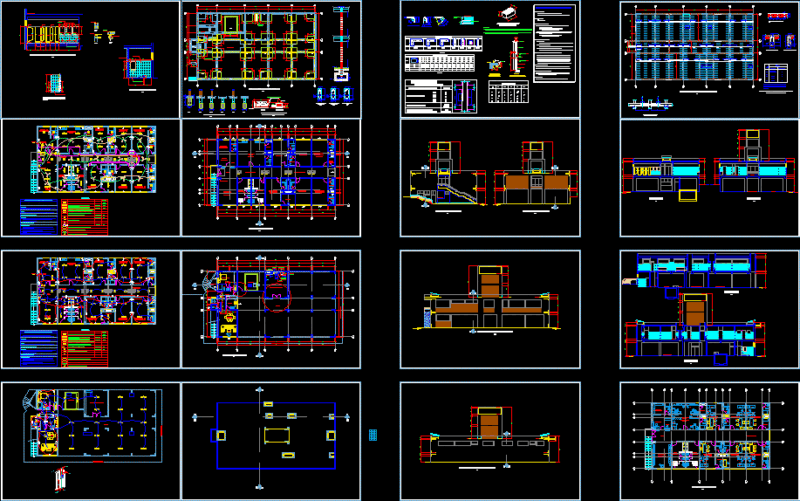 Medical Clinic DWG Block for AutoCAD