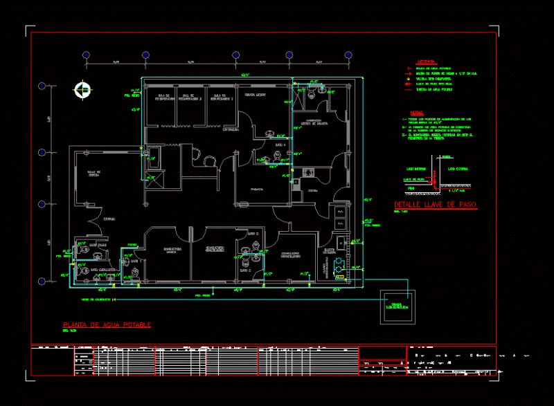 Medical Clinic DWG Block for AutoCAD