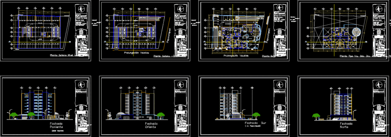 Medical Tower DWG Block for AutoCAD