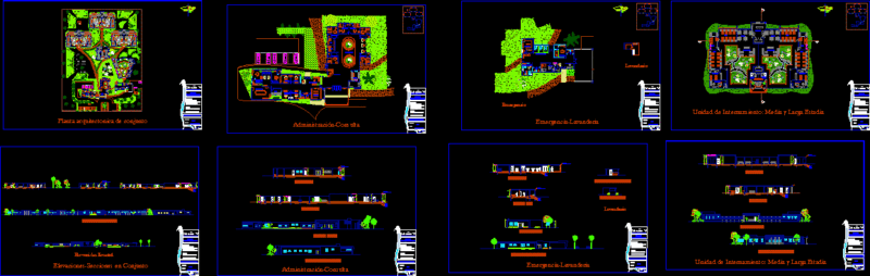 Mental Health Center DWG Full Project for AutoCAD