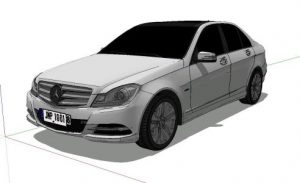 Mercedes 3D SKP Model for SketchUp • Designs CAD