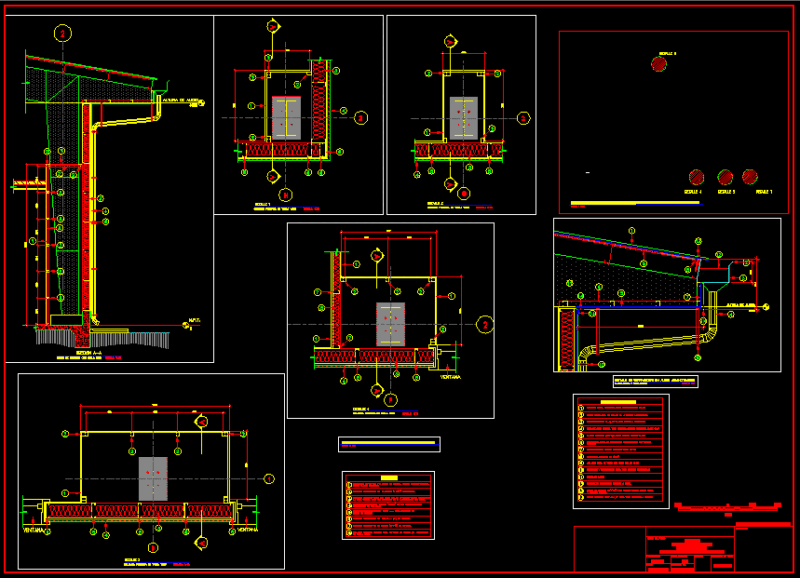 Metal Frames DWG Block for AutoCAD