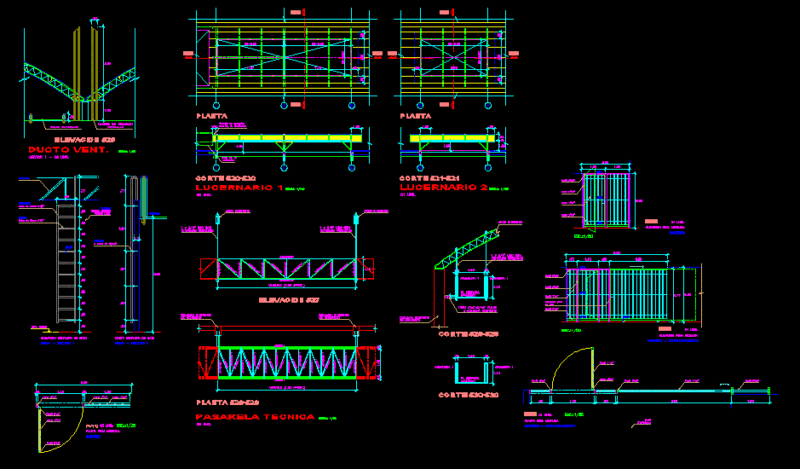 Metal Framing, Sash 22 2D DWG Detail for AutoCAD