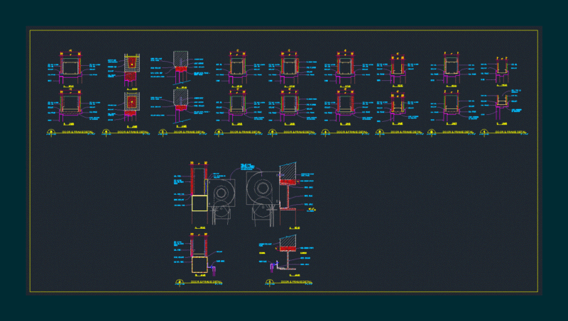 Metalics Door Details DWG Detail for AutoCAD