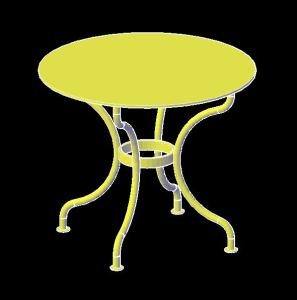 Metallic Table 3D DWG Model for AutoCAD