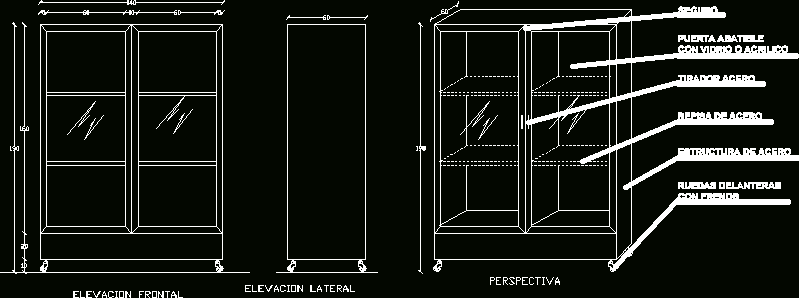 Metal Shelf Dwg Model For Autocad Designs Cad