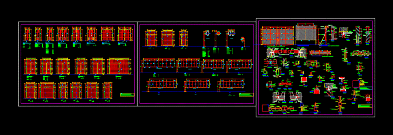 Metalwork Stadium DWG Detail for AutoCAD
