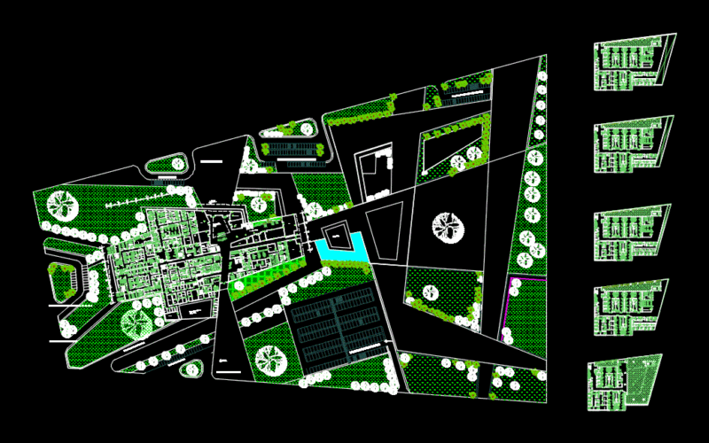 Metropolitan Hospital DWG Block for AutoCAD