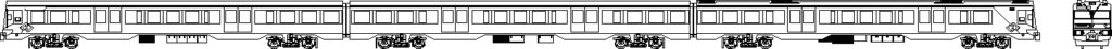 Metropolitan Train DWG Block for AutoCAD
