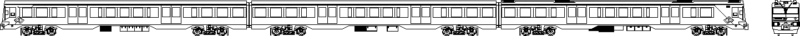 Metropolitan Train DWG Block for AutoCAD