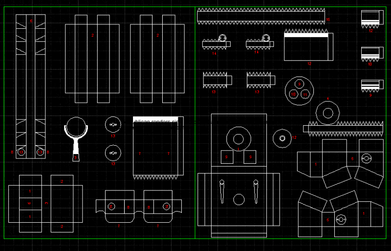 Microscope DWG Block for AutoCAD