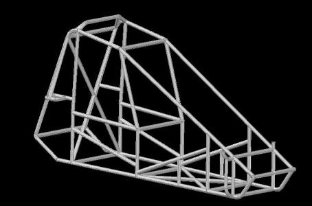 Midget Chassis Chassis Midget DWG Block for AutoCAD • Designs CAD