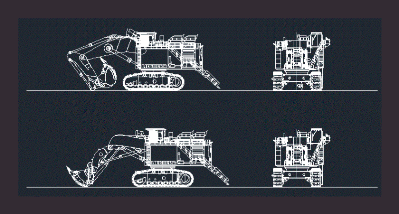 Mining Crane DWG Block for AutoCAD