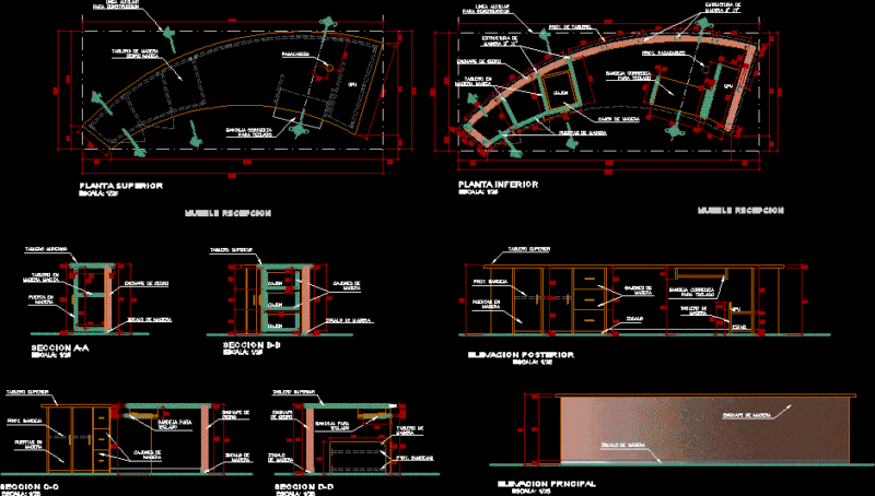 Mmueble DWG Block for AutoCAD