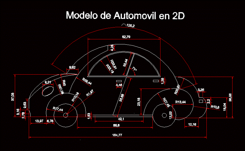 Model Truck 2D DWG Model for AutoCAD