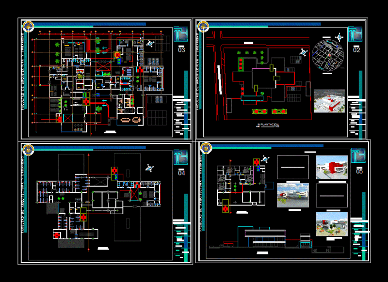 Modern Hospital (Big Flat – Quito) DWG Section for AutoCAD