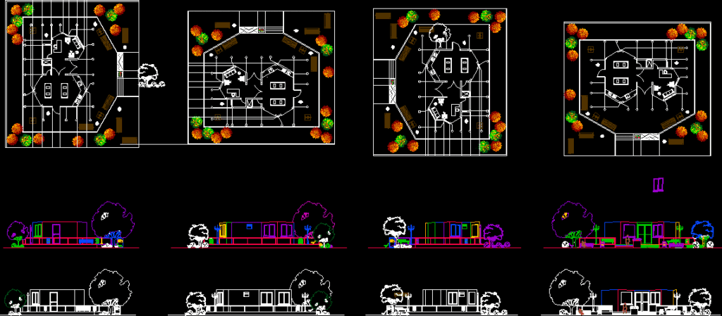 Morgue DWG Block for AutoCAD