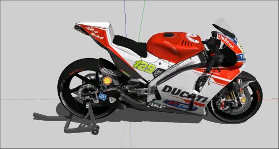 Motorcycle 3D SKP Model for SketchUp • Designs CAD