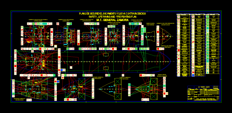 Mt Ship Fire General Zamora DWG Block for AutoCAD