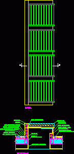 Multiple Skylight DWG Detail for AutoCAD